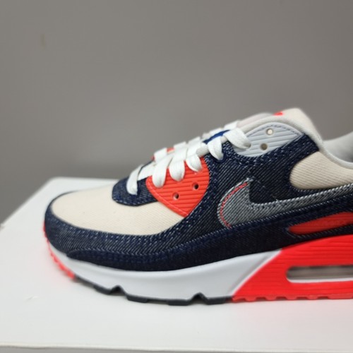 NIKE AIR MAX 90 DENHAM "INFARED" (CU1646 400) TRAINERS VARIOUS SIZES - Picture 4 of 12