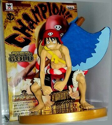 Kokies One Piece Monkey D. Luffy Gold Figure gold