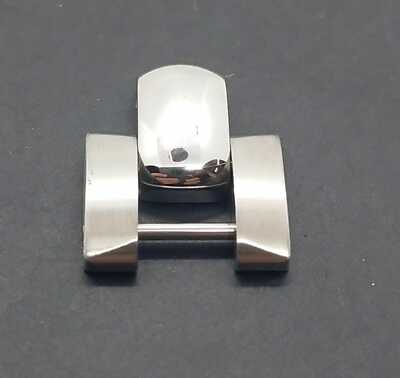 MAGLIA BRACCIALE EBERHARD 41021 AQUADATE LADY mm14 SATINATA/LUCIDA  ORIGINALE NEW