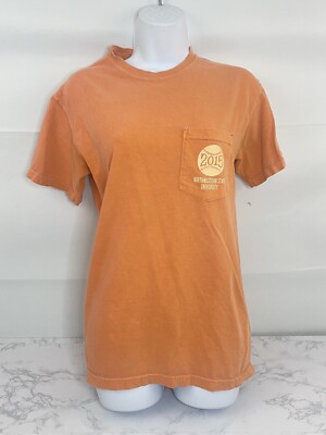 Comfort Colors Short Sleeve T-Shirt Womens S Orange Northwestern State NSU U