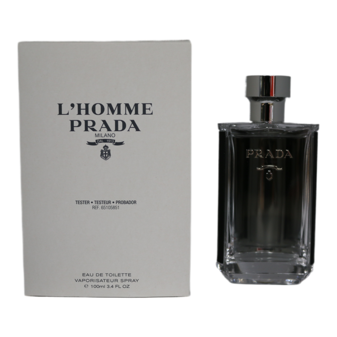 PRADA L'HOMME 香水 100ml Eau de Toilette Amazon.com : Prada L'homme For Men - 3.3 Oz Eau De Toilette