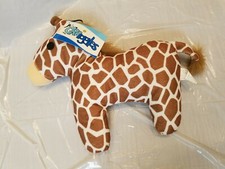 GRIGGLES CAROUSEL CRINKLERS GIRAFFE DOG TOY -- 12 inch NEW WITH TAG