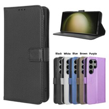 Magnetic Flip Stand Card Wallet Case Cover For Samsung S26 Ultra S25 24 S23 S21