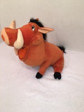EUC-17  Disney Lion King Talking Pumbaa Plush Warthog Feed Me Bug