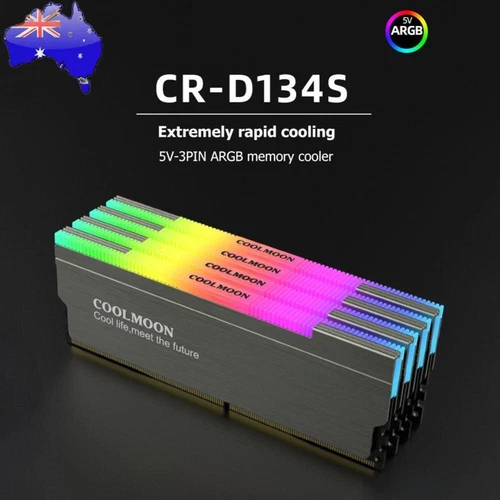 CR-D134S ARGB RAM Heatsink Heat Spreader Cooler for Desktop PC
