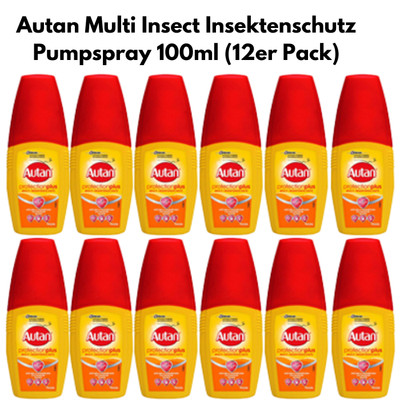 Autan Multi Insect Insektenschutz Pumpspray 100ml (12er Pack)