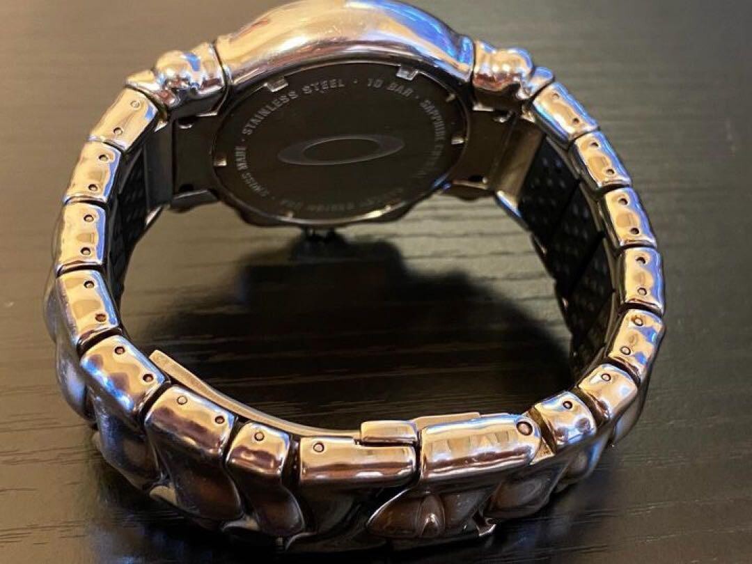 Oakley Judge II Dual Time Fashion Accessories analog Quartz Men's