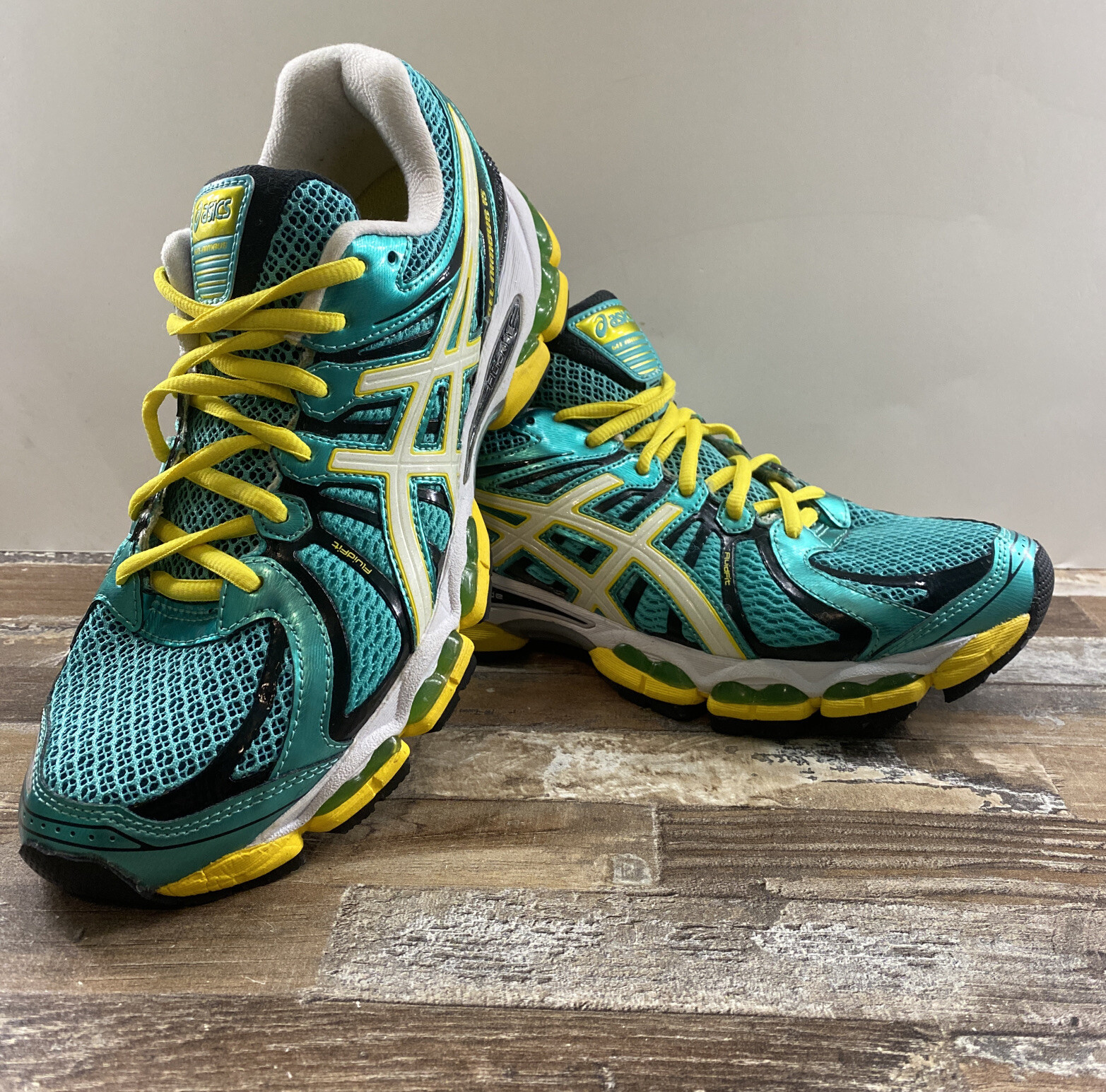 asics gel nimbus 15 womens yellow