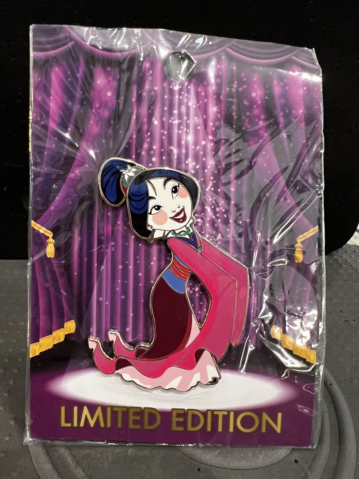 Disney 2017 Acme Mulan Traditional Geisha Dancing Princess Stage LE 300 pin