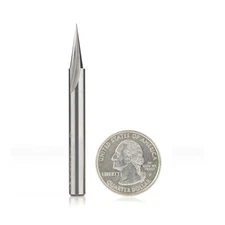 NEW 18° Solid Carbide Carving Liner Router Bit