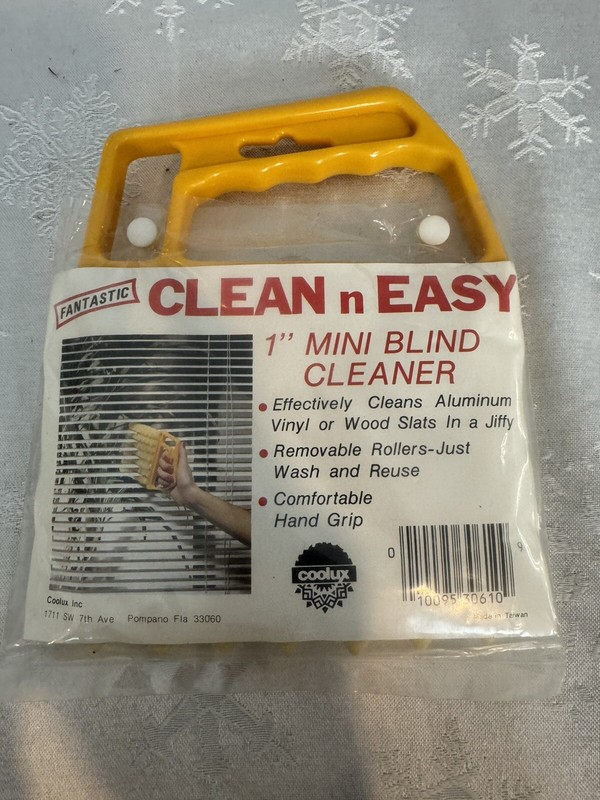 1” Mini Blind Dust Cleaner Brush by Coolux - Washable Brushes