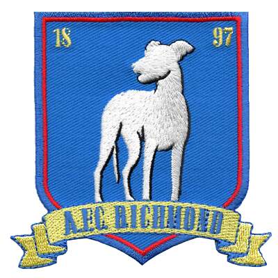 Ted Lasso Afc Richmond Patch Greyhound Fußball Team Bestickt Aufbügeln