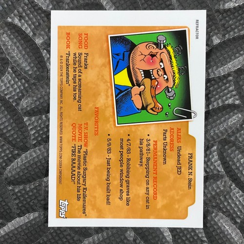 GARBAGE PAIL KIDS 2025 CHROME 7TH SERIES 7 BASE REFRACTOR PICK-A-CARD 251a-AN8b - Picture 129 of 201