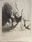 Nightmare of a Deputy: Lithograph by Daumier: News Series (P 254)