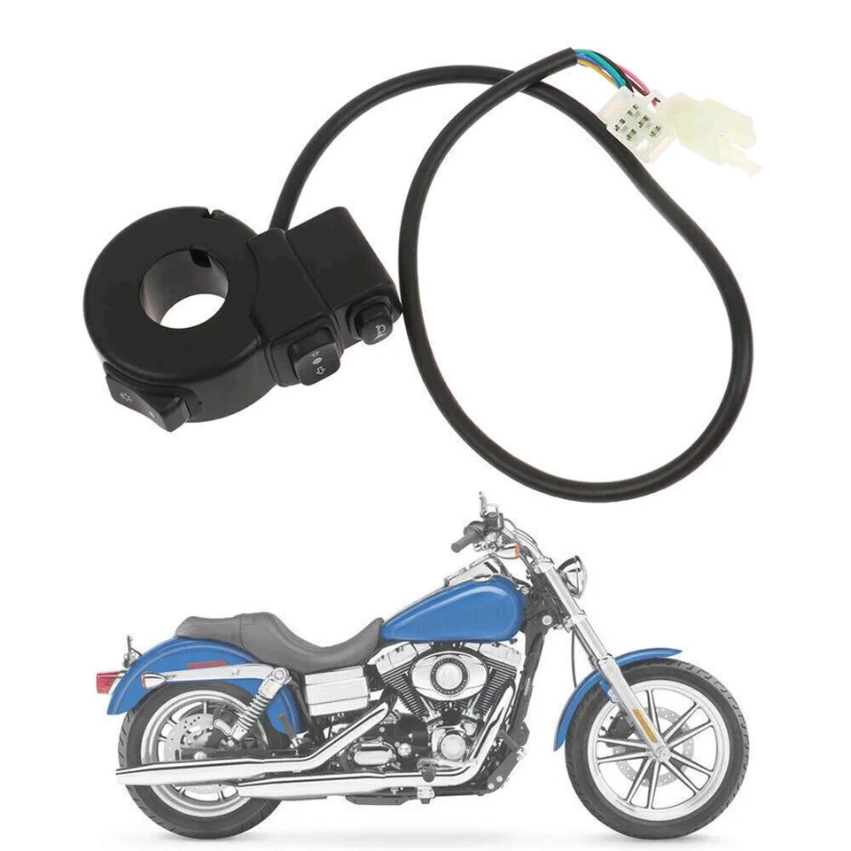 3in1 Light Switch Horn Turn Signal Lamp Switch For ATV Motorcycle 22mm Handlebar - Image 2 of 4