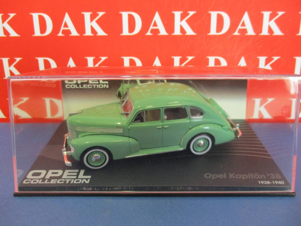Die cast 1/43 Modellino Auto Kapitan '38 Green 1938-1940 - Immagine 4 di 4