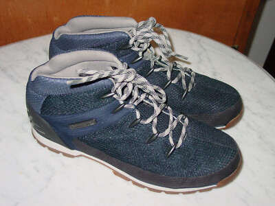 Mens Timberland Euro Sprint Hiker A1G98 Navy Blue Boots! Size 12