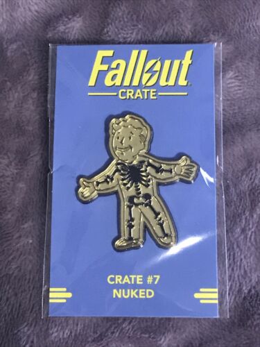 S.P.E.C.I.A.L Fallout CRATE Nuked Perk Pin - Skrzynia z łupami Exclusive #7 - Zdjęcie 1 z 2