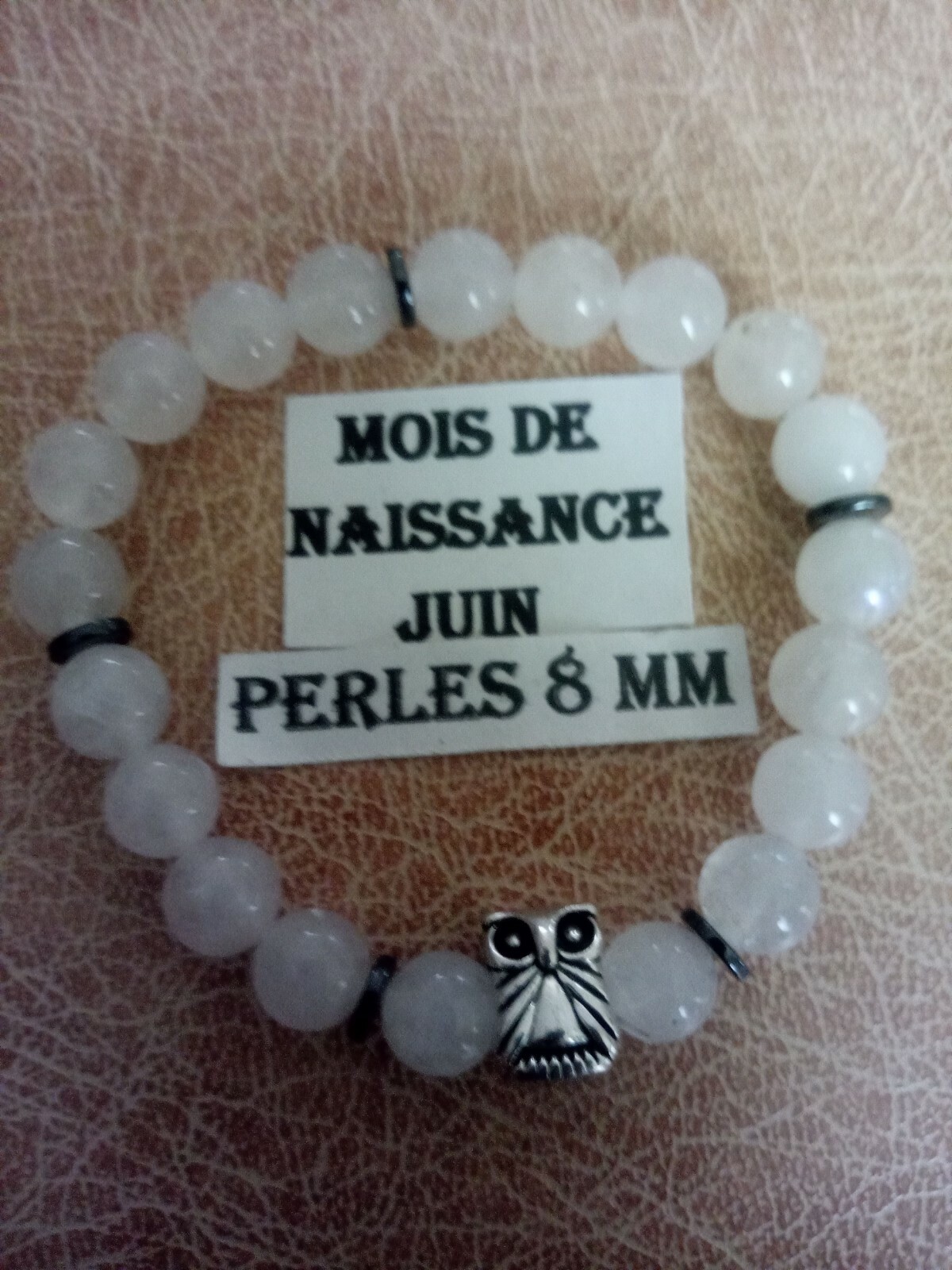 Bracelet mois de naissance juin pour femme le cadeau d'anniversaire personnalisé idéal