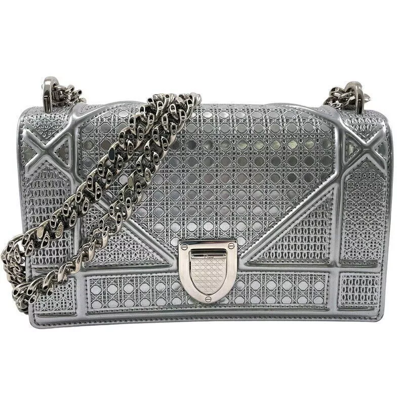 Christian Dior Diorama Sac Bandoulière Femme Chaîne Pochette Cuir