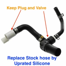 Uprated Subaru PCV Valve Silicone hose 11815AB711 WRX STi TURBO EJ20 EJ255 EJ257