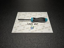 Snap-on Tools Usa Rare Black Teal Hard Handle Ratcheting Screwdriver Ssdmr4btl