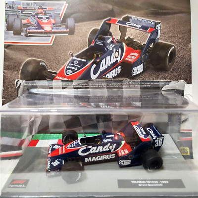 #149 Toleman TG183   1983 Bruno Giacomell 1:43 Scale Formula 1 Car Collection
