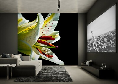 3D Tiger Lily M05 Tapete Wandbild Selbstklebend Kathy Barefield Ava