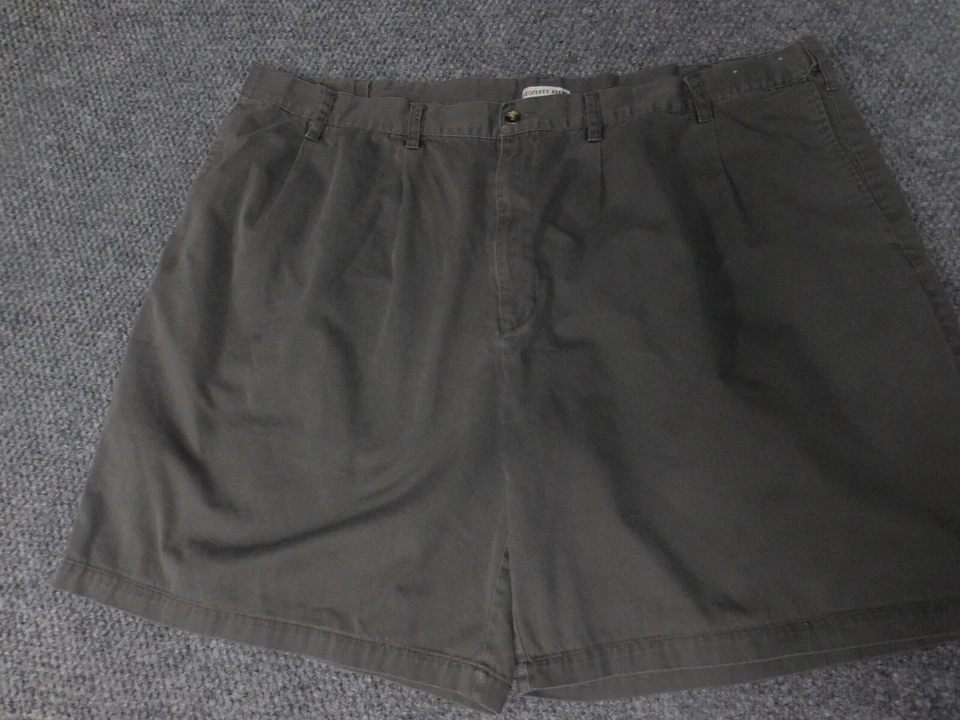 Pantalones Cortos Geoffrey Beene Para Hombre 48 Gris Regular Chino Recto Foto 2 de 4