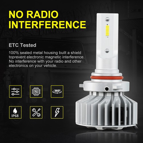 2 PCS/Pair Autofeel LED Combo Headlight Bulb Kit High Low Beam Super White - Picture 38 of 41