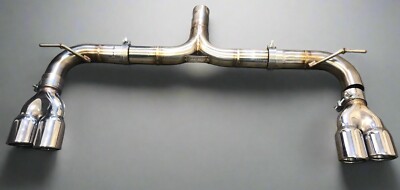 PIPE DYNAMICS - SEAT LEON 1.2TSI 86bhp 105bhp- Back Box Delete QUAD EXIT EXHAUST