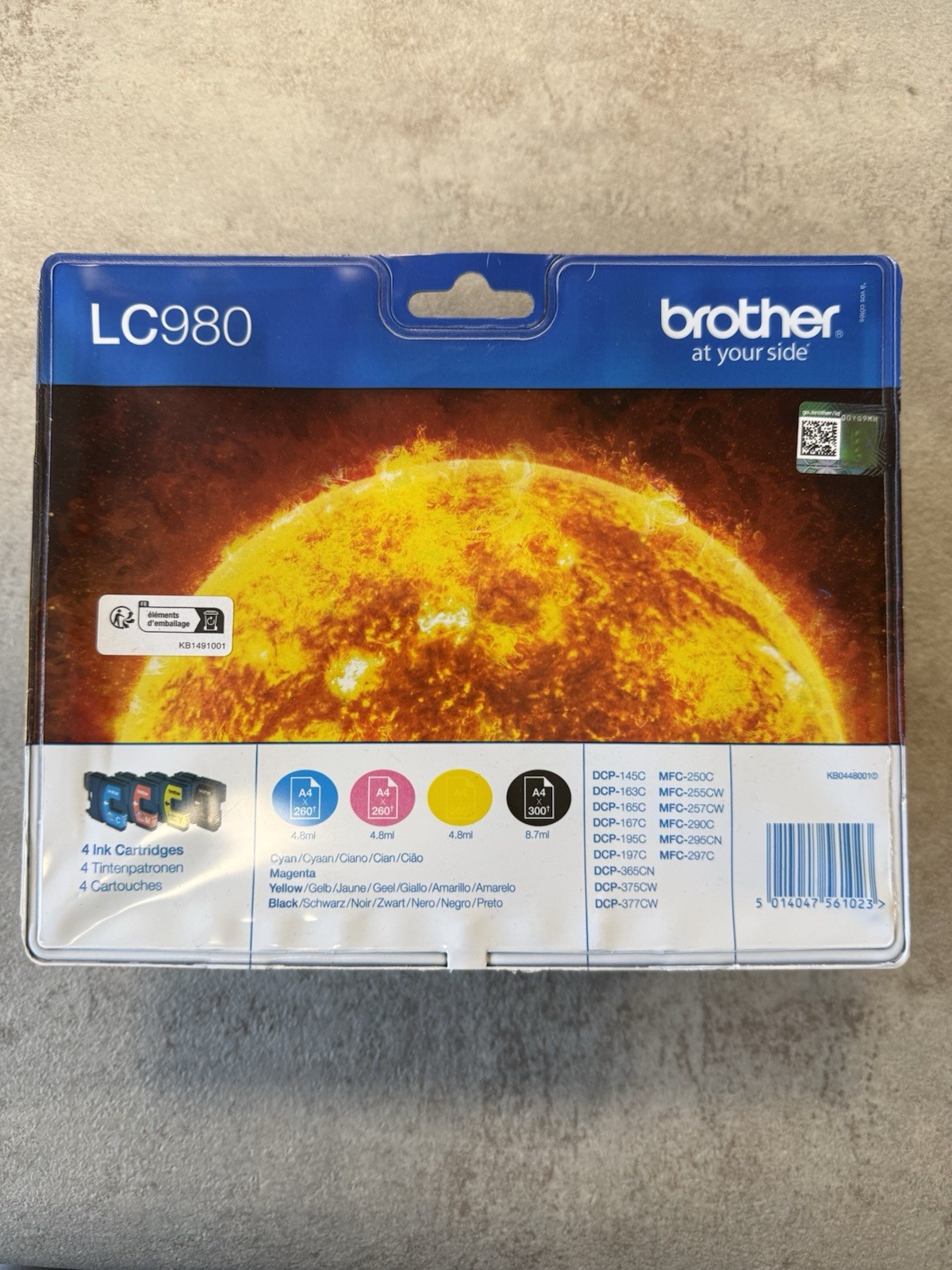 Pack Brother LC980 cartouche d'encre haute fidélité pour des impressions durables