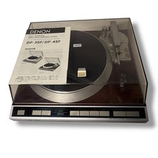 DENON DP-45F Fully Automatic Quartz Turntable Tested Working Vintage Japan