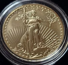 2025 W BURNISHED GOLD 1 OUNCE EAGLE OGP COA