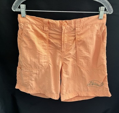 Life Is Good Orange Five Pocket 7'' Inseam Nylon Shorts -Size Small