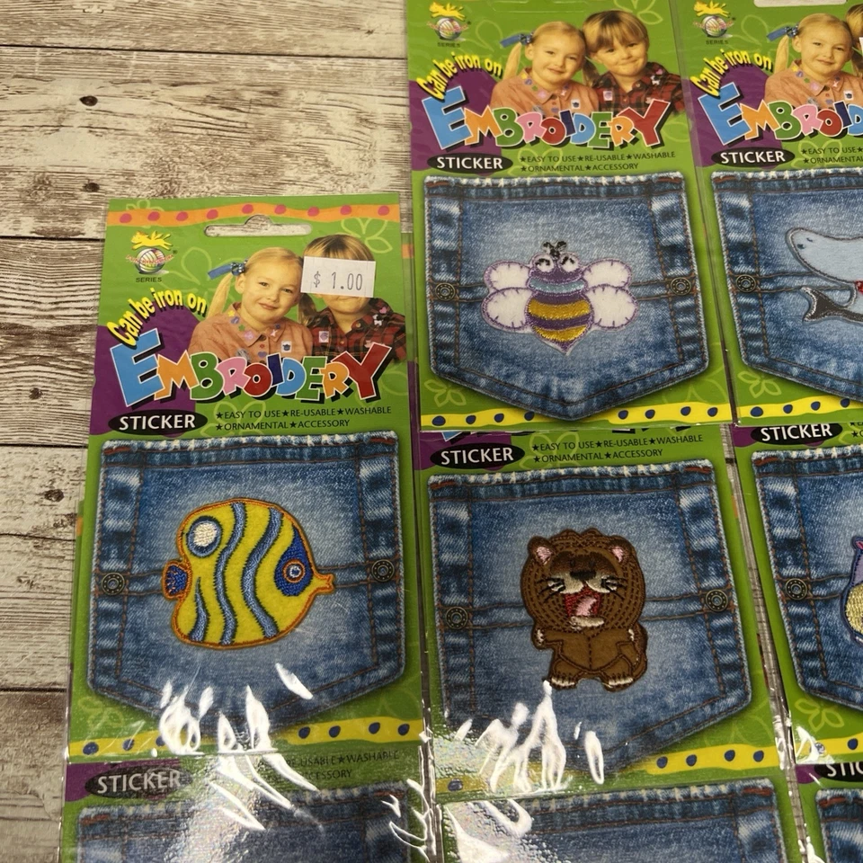 Lot of 10 Embroidery Patches - Iron On - Fun Kingdom Series - Kids Animals - Image 4 of 4