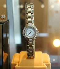 Concord 18K Yellow Gold & Natural Diamond Watch 7" MOP Dial