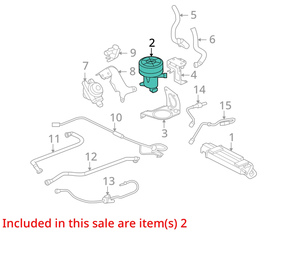Bomba de inyección de aire compatible con 08-17 XJ 1319109 Foto 3 de 4