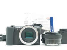 Sony Alpha a5100 Mirrorless Camera 16-50mm Lens Black Good Condition