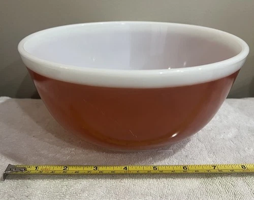 Vintage Pyrex Americana W/ White Band Mixing Bowl #403, 2 -1/2 Quart (1 Bowl)