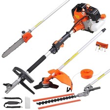 DECESPUGLIATORE A SCOPPIO 4 IN 1 TAGLIARAMI TAGLIAERBA TAGLIASIEPI POTATORE 52CC