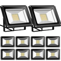 10X 12V 30W 3000LM LED Fluter AußEn Strahler Baustrahler Scheinwerfer Warmweiß