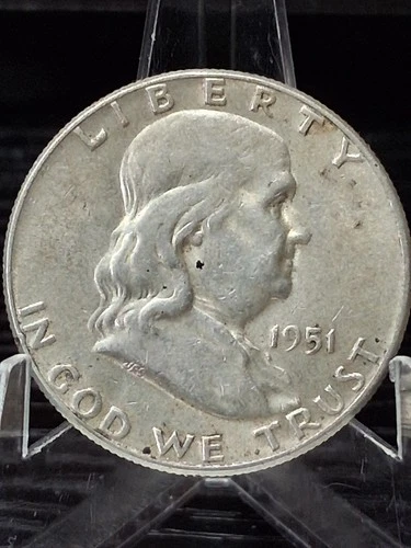 1951-P Franklin Half Dollar — photo from the most recent tracked eBay sale