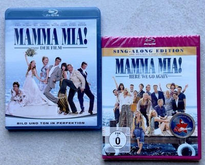 Mamma Mia! 1 & 2 - Here we go again - Teil 1 & 2 - Blu-ray - Film - TOP!