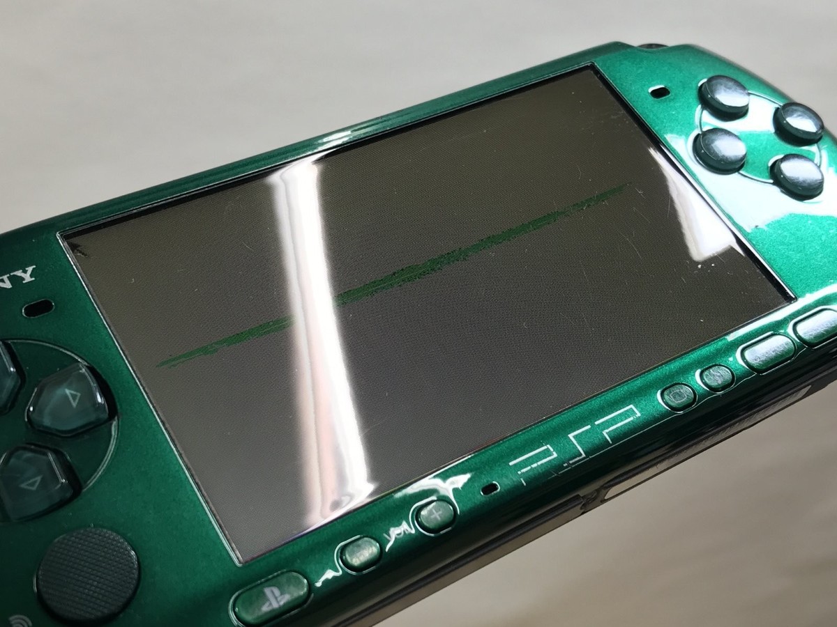 PSP-3000 SPIRITED GREEN Console Japan - With Defects GE1577 | eBay
