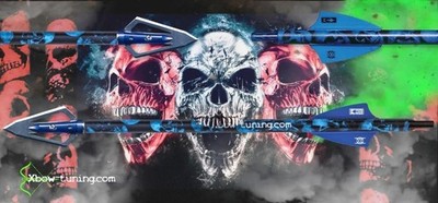 Xbow-TB '' Skull edition blue '' Adder / RX 130-160lbs Hunt