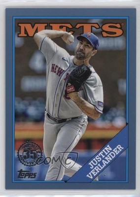 2023 Topps Update 1988 Topps Baseball Blue /600 Justin Verlander #88US-34 14hk