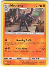 Machamp 13/18 Holo Detective Pikachu Pokemon