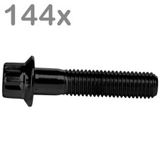 144 wheel bolts M7x32 steel black for BBS Rial Schmidt O.Z. Dynatech Carl