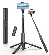 67" Aluminum Phone Tripod Selfie Stick with Remote,Lightweight Travel Stand